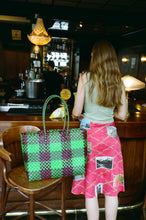 Load image into Gallery viewer, Lily XL Lime + Burgundy