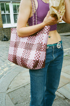 Load image into Gallery viewer, Lily XL Burgundy + Rose Pink