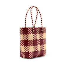 Load image into Gallery viewer, Lily Burgundy + Off White - Large