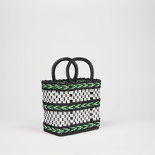 Load image into Gallery viewer, Iona White, Green + Black Small - LALO THE SHOP
